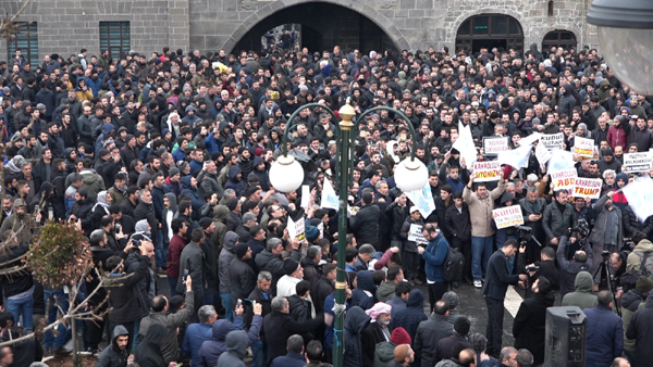 VİDEO HABER – DİYARBAKIR’DAN ABD VE İSRAİL’E TEPKİ!