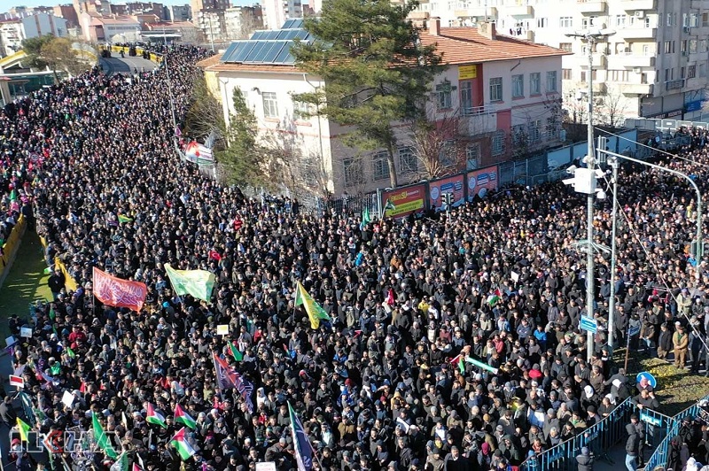 Diyarbakır’da Kudüs mitinginden ortak mesaj: Müslümanlar birlik olmalıdır