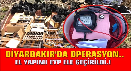 Son Dakika: Diyarbakır’da zaman ayarlı el yapımı EYP ele geçirildi!