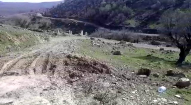 Kulp’taki patlama alanında 1 metrelik çukur oluştu!