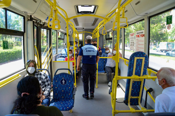 Diyarbakır’da toplu taşıma araçları denetleniyor