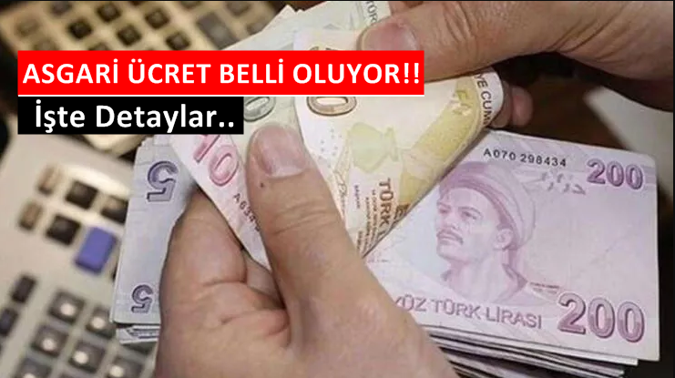 Asgari ücret belli oluyor! işte detaylar!!