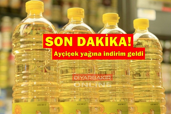 Ayçiçek yağına indirim geldi!