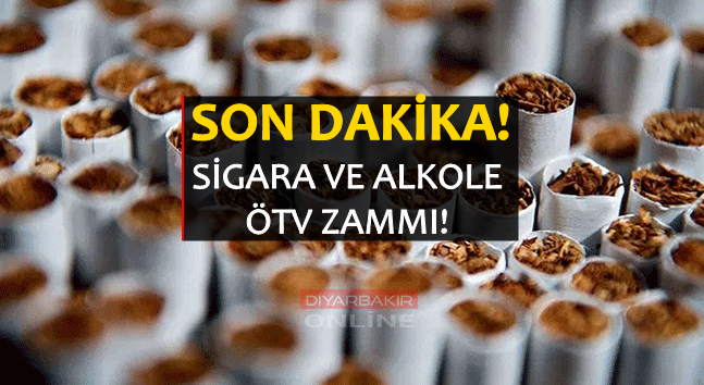 Sigara ve alkolde ÖTV zammı, işte yeni fiyatlar!