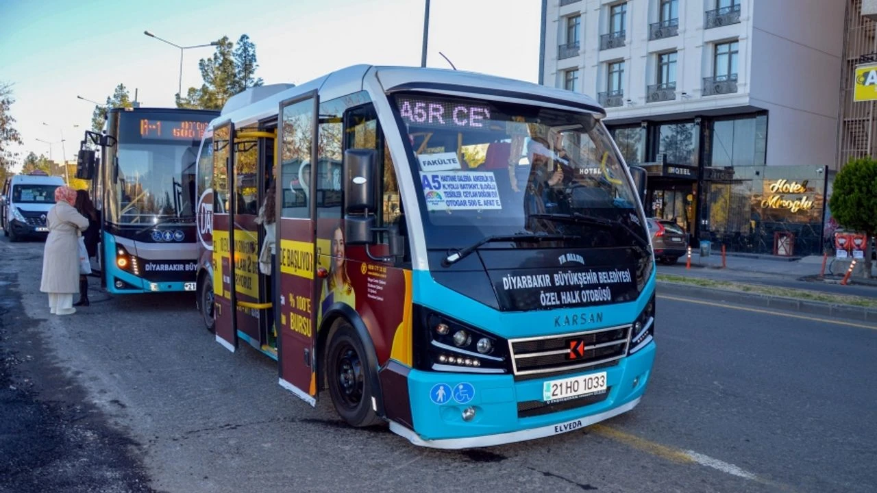Diyarbakır’da şoförler kontak kapattı