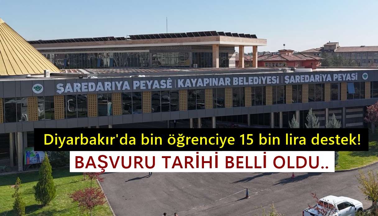 Diyarbakır’da bin öğrenciye 15 bin lira destek verilecek