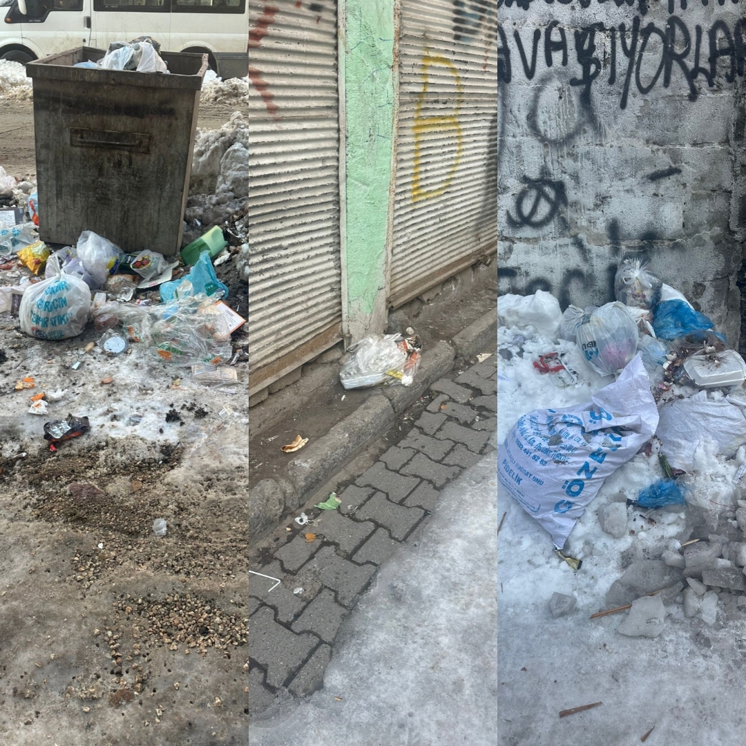 VİDEO- Bağlar Muradiye’de Çöp İsyanı!