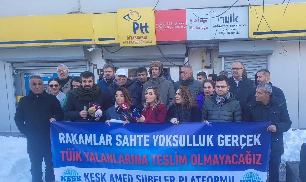 KESK’ten TÜİK Önünde Sert Tepki;  “Bu Veriler Sahte, Yoksulluk Gerçek”