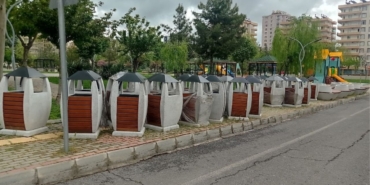 Diyarbakır'da park mobilyaları çürümeye terk edildi!
